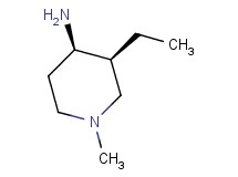 rac-(3S,4R)-3-ethyl-1-methylpiperidin-4-amine rac-(3S,4R)-3-ethyl-1-methylpiperidin-4-amine