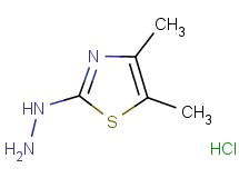 2-hydrazino-4,5-dimethyl-1,3-thiazole hydrochloride 2-hydrazino-4,5-dimethyl-1,3-thiazole hydrochloride