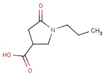 5-oxo-1-propylpyrrolidine-3-carboxylic acid 5-oxo-1-propylpyrrolidine-3-carboxylic acid