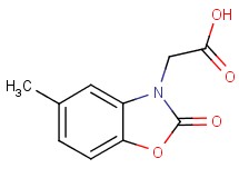 (5-methyl-2-oxo-1,3-benzoxazol-3(2H)-yl)acetic acid (5-methyl-2-oxo-1,3-benzoxazol-3(2H)-yl)acetic acid