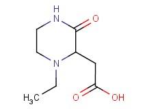 (1-ethyl-3-oxopiperazin-2-yl)acetic acid (1-ethyl-3-oxopiperazin-2-yl)acetic acid
