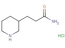 3-(3-piperidinyl)propanamide hydrochloride 3-(3-piperidinyl)propanamide hydrochloride