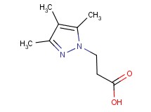 3-(3,4,5-trimethyl-1H-pyrazol-1-yl)propanoic acid 3-(3,4,5-trimethyl-1H-pyrazol-1-yl)propanoic acid
