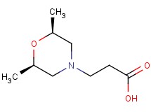 3-[cis-2,6-dimethyl-4-morpholinyl]propanoic acid