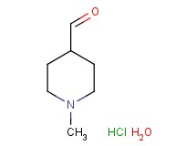 1-methyl-4-piperidinecarbaldehyde hydrochloride hydrate