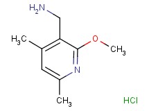 [(2-methoxy-4,6-dimethyl-3-pyridinyl)methyl]amine hydrochloride