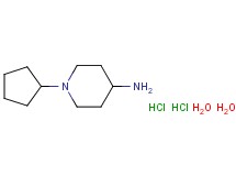 1-cyclopentyl-4-piperidinamine dihydrochloride dihydrate 1-cyclopentyl-4-piperidinamine dihydrochloride dihydrate