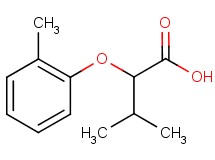 3-methyl-2-(2-methylphenoxy)butanoic acid 3-methyl-2-(2-methylphenoxy)butanoic acid