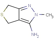 2-methyl-2,6-dihydro-4H-thieno[3,4-c]pyrazol-3-amine