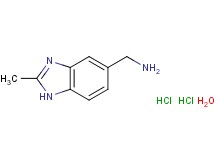 [(2-methyl-1H-benzimidazol-5-yl)methyl]amine dihydrochloride hydrate