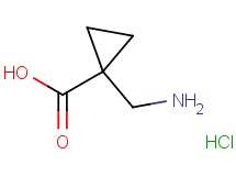 1-(aminomethyl)cyclopropanecarboxylic acid hydrochloride 1-(aminomethyl)cyclopropanecarboxylic acid hydrochloride