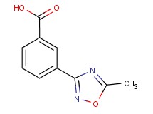 3-(5-methyl-1,2,4-oxadiazol-3-yl)benzoic acid 3-(5-methyl-1,2,4-oxadiazol-3-yl)benzoic acid