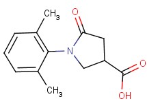 1-(2,6-dimethylphenyl)-5-oxopyrrolidine-3-carboxylic acid 1-(2,6-dimethylphenyl)-5-oxopyrrolidine-3-carboxylic acid