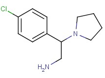 2-(4-chlorophenyl)-2-pyrrolidin-1-ylethanamine 2-(4-chlorophenyl)-2-pyrrolidin-1-ylethanamine