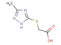 [(3-methyl-1H-1,2,4-triazol-5-yl)thio]acetic acid