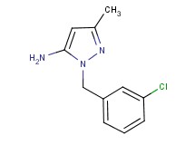 1-(3-chlorobenzyl)-3-methyl-1H-pyrazol-5-amine 1-(3-chlorobenzyl)-3-methyl-1H-pyrazol-5-amine
