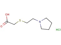 {[2-(1-pyrrolidinyl)ethyl]thio}acetic acid hydrochloride