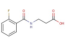 N-(2-fluorobenzoyl)-beta-alanine N-(2-fluorobenzoyl)-beta-alanine