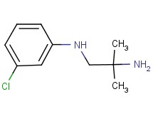 N~1~-(3-chlorophenyl)-2-methylpropane-1,2-diamine N~1~-(3-chlorophenyl)-2-methylpropane-1,2-diamine
