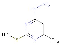 4-hydrazino-6-methyl-2-(methylthio)pyrimidine 4-hydrazino-6-methyl-2-(methylthio)pyrimidine