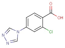 2-chloro-4-(4H-1,2,4-triazol-4-yl)benzoic acid 2-chloro-4-(4H-1,2,4-triazol-4-yl)benzoic acid