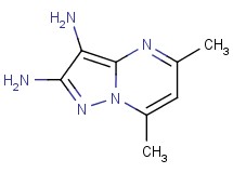 5,7-dimethylpyrazolo[1,5-a]pyrimidine-2,3-diamine