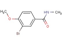 3-bromo-4-methoxy-N-methylbenzamide 3-bromo-4-methoxy-N-methylbenzamide