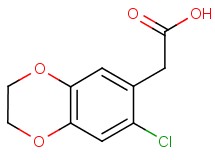 (7-chloro-2,3-dihydro-1,4-benzodioxin-6-yl)acetic acid (7-chloro-2,3-dihydro-1,4-benzodioxin-6-yl)acetic acid