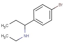 1-(4-bromophenyl)-N-ethylpropan-1-amine 1-(4-bromophenyl)-N-ethylpropan-1-amine