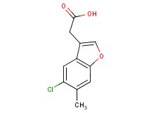(5-chloro-6-methyl-1-benzofuran-3-yl)acetic acid (5-chloro-6-methyl-1-benzofuran-3-yl)acetic acid