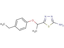 5-[1-(4-ethylphenoxy)ethyl]-1,3,4-thiadiazol-2-amine