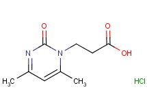 3-(4,6-dimethyl-2-oxo-1(2H)-pyrimidinyl)propanoic acid hydrochloride 3-(4,6-dimethyl-2-oxo-1(2H)-pyrimidinyl)propanoic acid hydrochloride