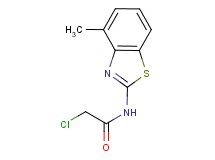 2-chloro-N-(4-methyl-1,3-benzothiazol-2-yl)acetamide 2-chloro-N-(4-methyl-1,3-benzothiazol-2-yl)acetamide