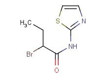 2-bromo-N-1,3-thiazol-2-ylbutanamide 2-bromo-N-1,3-thiazol-2-ylbutanamide