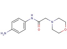 N-(4-aminophenyl)-2-morpholin-4-ylacetamide N-(4-aminophenyl)-2-morpholin-4-ylacetamide
