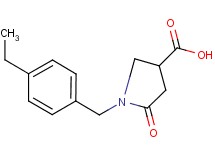 1-(4-ethylbenzyl)-5-oxopyrrolidine-3-carboxylic acid 1-(4-ethylbenzyl)-5-oxopyrrolidine-3-carboxylic acid