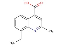 8-ethyl-2-methylquinoline-4-carboxylic acid 8-ethyl-2-methylquinoline-4-carboxylic acid