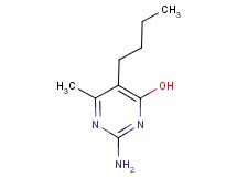 2-amino-5-butyl-6-methylpyrimidin-4-ol 2-amino-5-butyl-6-methylpyrimidin-4-ol