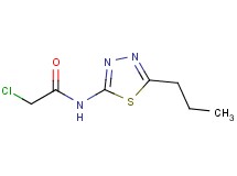 2-chloro-N-(5-propyl-1,3,4-thiadiazol-2-yl)acetamide 2-chloro-N-(5-propyl-1,3,4-thiadiazol-2-yl)acetamide
