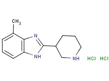 4-methyl-2-(3-piperidinyl)-1H-benzimidazole dihydrochloride 4-methyl-2-(3-piperidinyl)-1H-benzimidazole dihydrochloride
