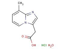 (8-methylimidazo[1,2-a]pyridin-3-yl)acetic acid hydrochloride hydrate