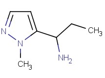 1-(1-methyl-1H-pyrazol-5-yl)propan-1-amine 1-(1-methyl-1H-pyrazol-5-yl)propan-1-amine