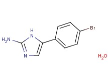 5-(4-bromophenyl)-1H-imidazol-2-amine hydrate 5-(4-bromophenyl)-1H-imidazol-2-amine hydrate