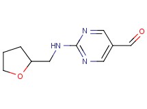 2-[(tetrahydrofuran-2-ylmethyl)amino]pyrimidine-5-carbaldehyde