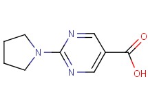 2-pyrrolidin-1-ylpyrimidine-5-carboxylic acid 2-pyrrolidin-1-ylpyrimidine-5-carboxylic acid