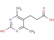 3-(2-hydroxy-4,6-dimethylpyrimidin-5-yl)propanoic acid 3-(2-hydroxy-4,6-dimethylpyrimidin-5-yl)propanoic acid