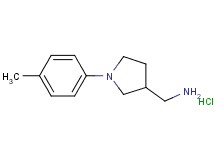 {[1-(4-methylphenyl)-3-pyrrolidinyl]methyl}amine hydrochloride