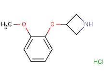 3-(2-methoxyphenoxy)azetidine hydrochloride 3-(2-methoxyphenoxy)azetidine hydrochloride