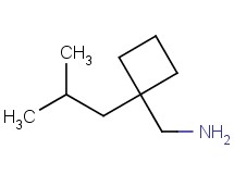 1-(1-isobutylcyclobutyl)methanamine 1-(1-isobutylcyclobutyl)methanamine