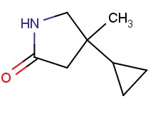 4-cyclopropyl-4-methyl-2-pyrrolidinone 4-cyclopropyl-4-methyl-2-pyrrolidinone